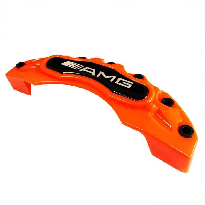Капаци за спирачни апарати AMG MERCEDES оранжеви  флуоресцентни 4 броя