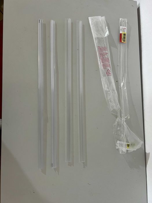 Set garnituri etanșare pentru ușă de duș Ibergrif M102-80, 2 x 80 cm