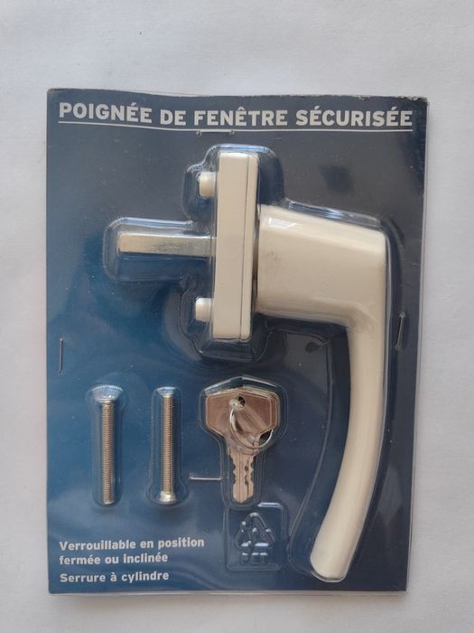 Maner din aluminiu cu cheie pentru geam termopan