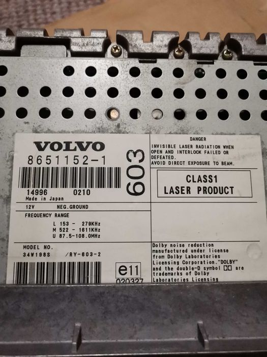 СД плеиър/музика/радиоVolvo XC 70  V70  S60 S80