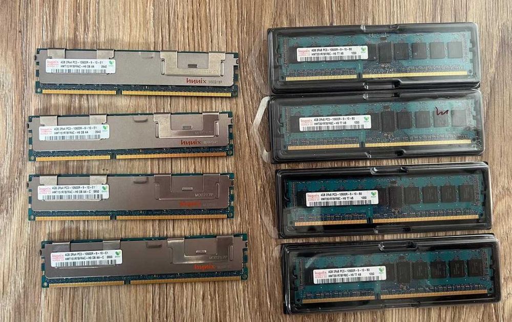 Оперативная память серверная 4Gb DDR3 PC3 10600R ECC Registered