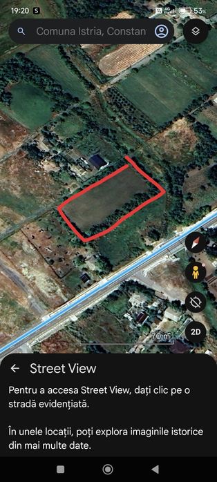 Vând Teren Intravilan ,Comuna Istria ,jud.Constanta