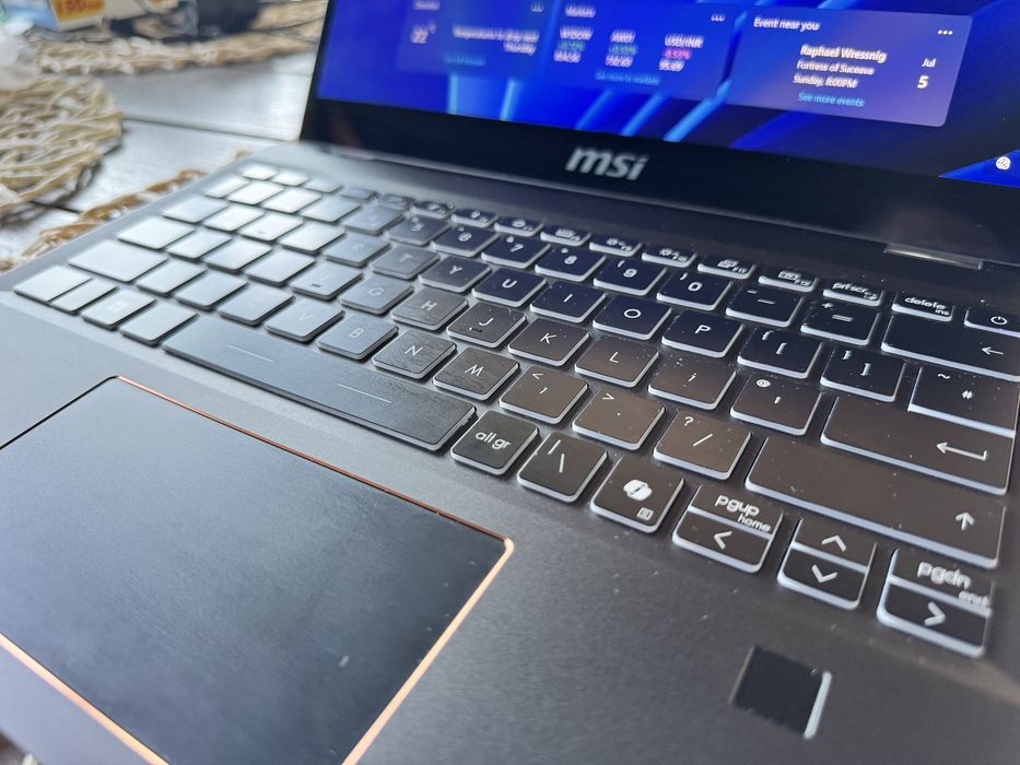 Laptop Ultrabook MSI 13.3'' Summit 13 AI+ Evo A2VMTG Intel Ultra 7 ssd 1Tb
