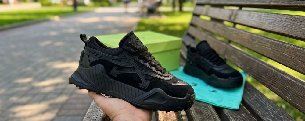 Adidasi OFF White Odsy Negru Full Box