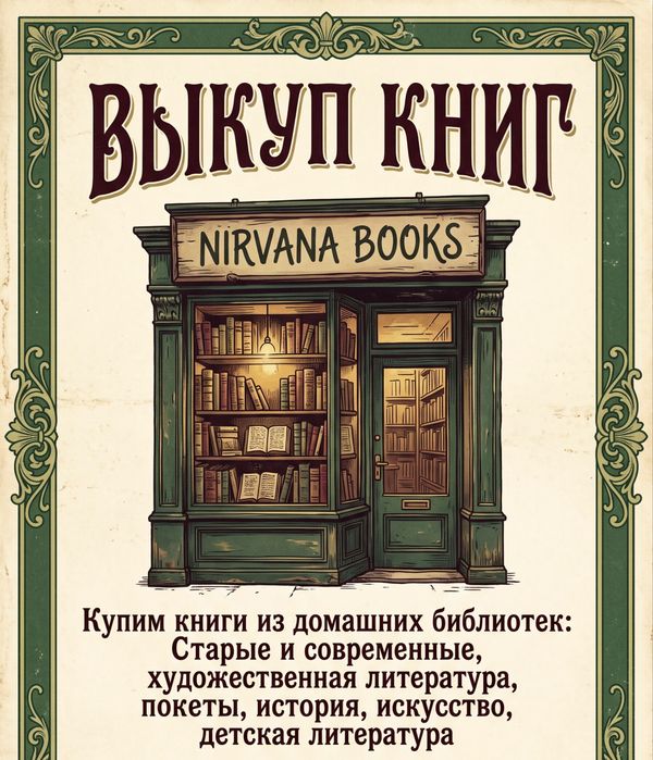 Купим книги б/у, новые