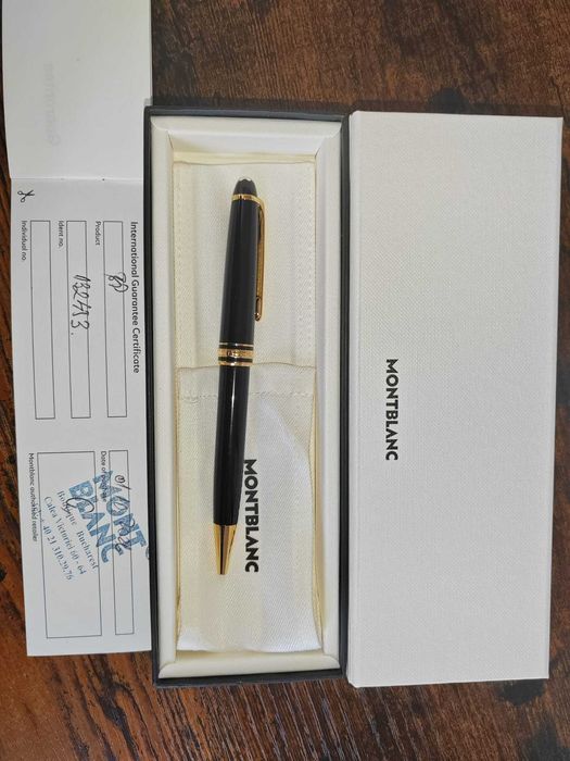 Montblanc Meisterstück Classique Gold-Coated – pix original nou + garanție