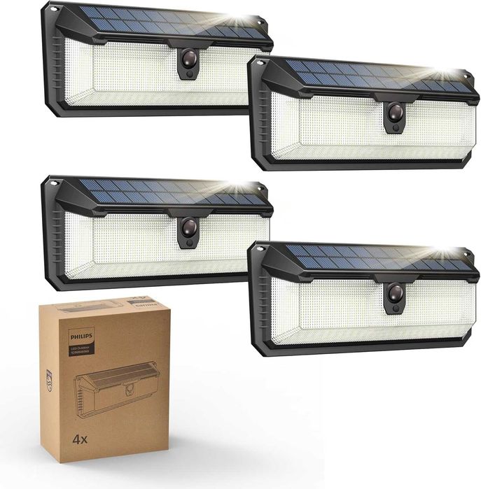 Philips Solar LED лампи с датчик за движение комплект 2 или 4 броя.