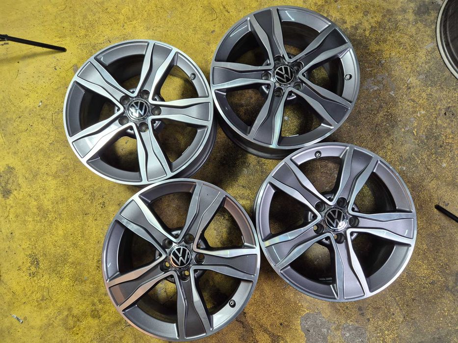 4 Jante Aliaj 5x112 17'' OE VW Golf Passat Touran Sharan Tiguan T-Roc Caddy Scirocco / Skoda Octavia Superb Yeti Karoq Kodiaq