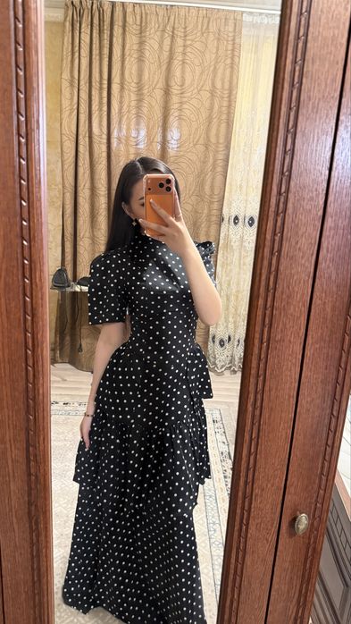 Платье в горошек