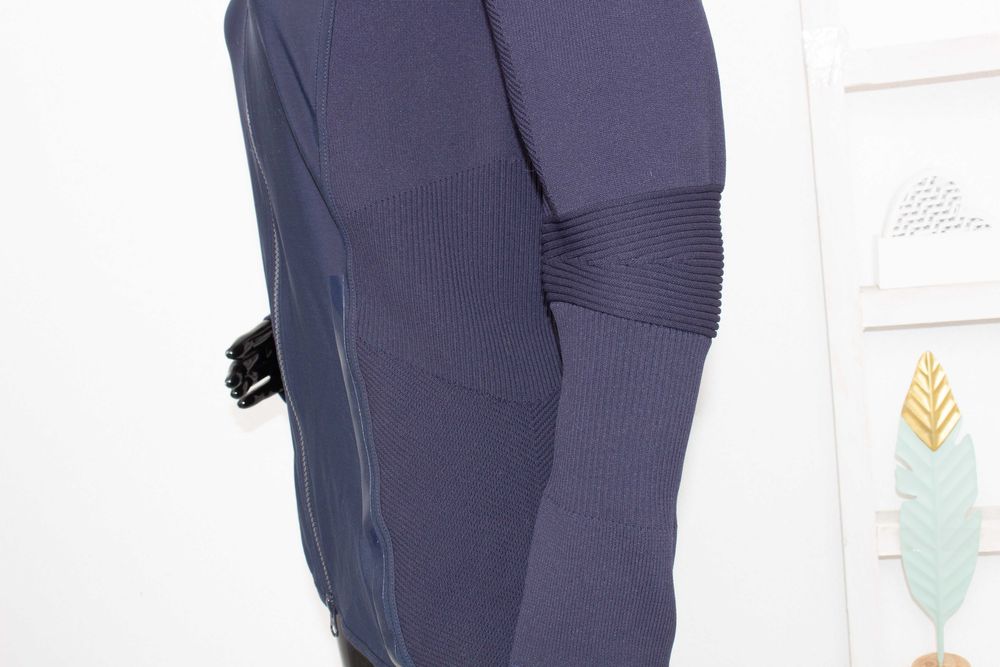 Adidas Stella McCartney Run Knit оригинално дамско яке синьо L
