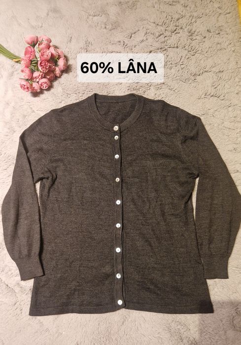 Pulover 60% lâna virgina, mărimea M-L