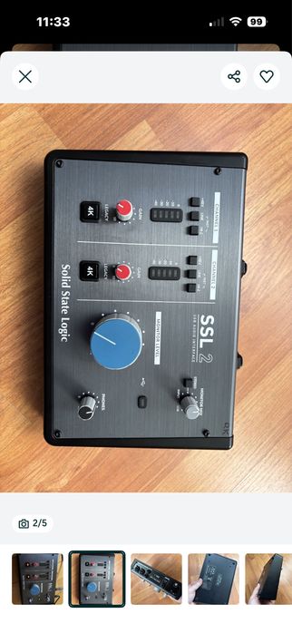 Priza placa sunet Ssl 2 perfecta stare de functionare