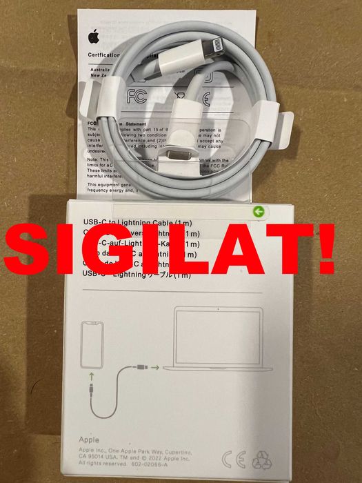 Y Adaptor Cablu iPhone Fast Charger 20W -X/11/12/13/Pro/Max