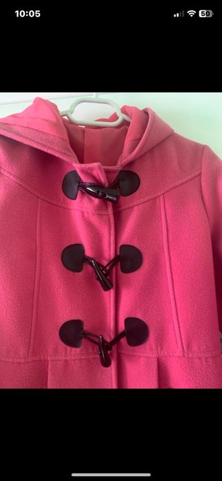 Palton fetiță cu glugă 12 ani