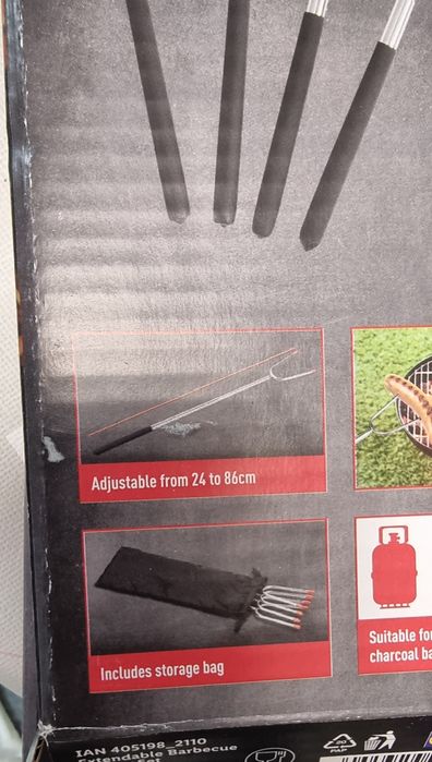 Разтегателен комплект за барбекю