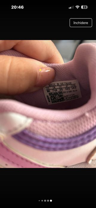 Pantofi Adidas pentru fetita