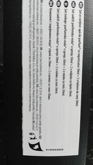 Black Opium Yves Saint Laurent nou set parfum 50 ml