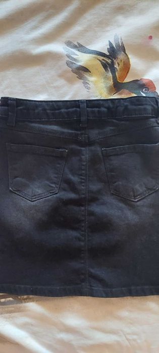 Дънкова черна поличка LC WAIKIKI 9-10г