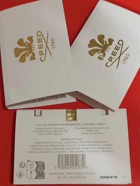 Фирменные пробники Creed