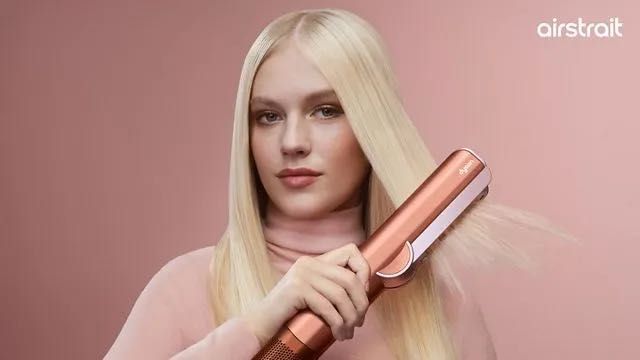 Dyson Airstrait dryer and straightener (Amber silk)