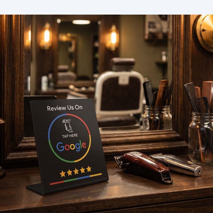 Стойка за NFC Google Ревюта ( Безконтактни отзиви за секунди )