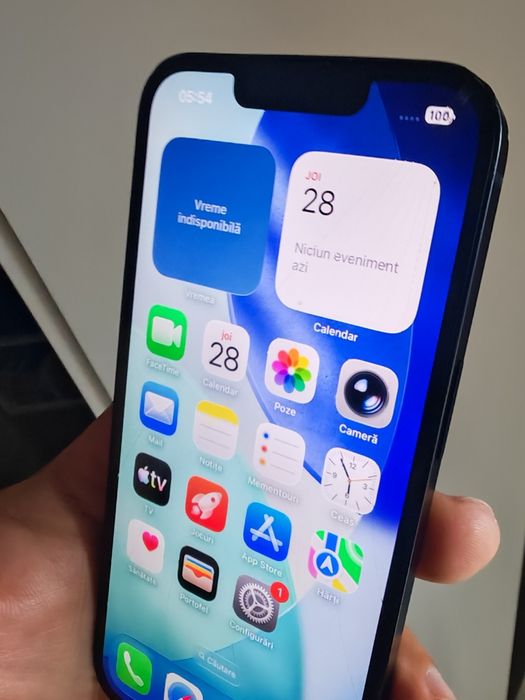 iPhone 14 128GB la cutie fisurat citiți anuntul