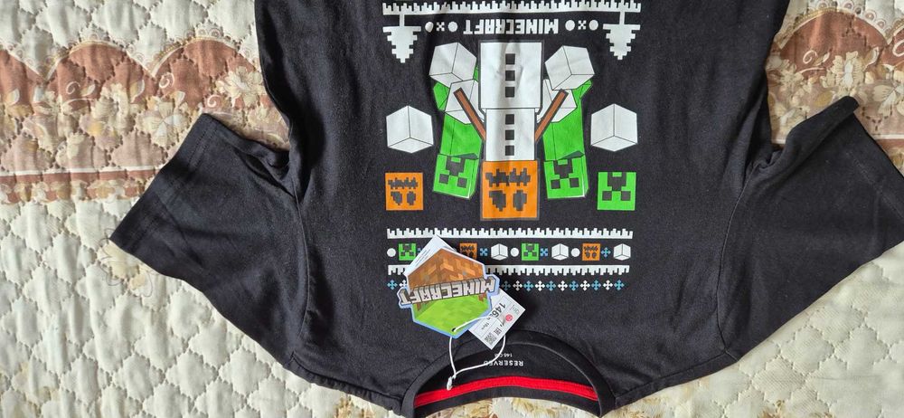 НОВА памучна тениска Minecraft