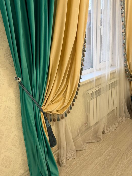 Шторы с карнизом Ширина 2*50, высота2,45