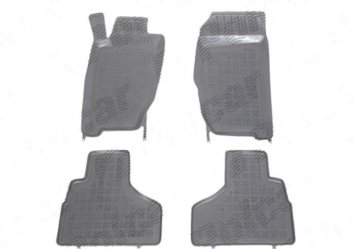 Set covorase auto din cauciuc Jeep Cherokee/Liberty (Kj) 09.2001-01.2008; negre, 4 bucati