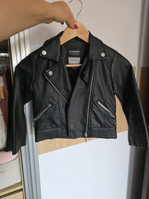 Детско кожено яке за момиче