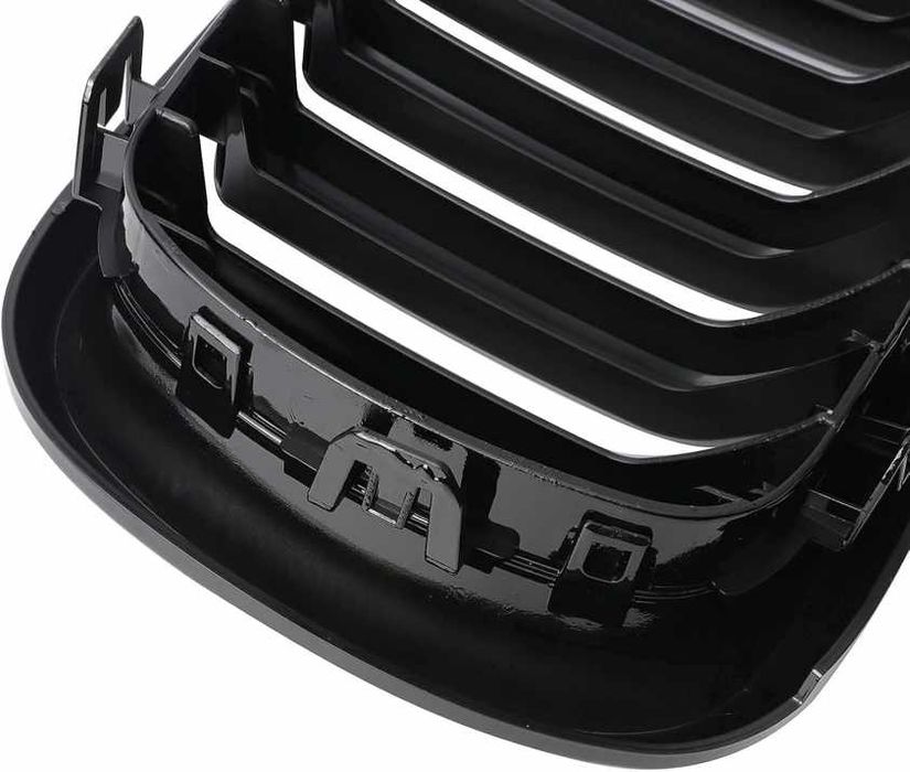 Двойни Бъбреци Решетки За BMW X5 X6 F15 F85 F16 F86 2014+ Черен Гланц Лак