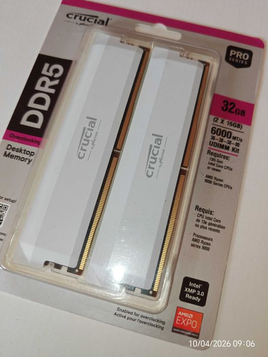 32Gb DDR5 6000MHz Crucial Pro Overclocking Alb