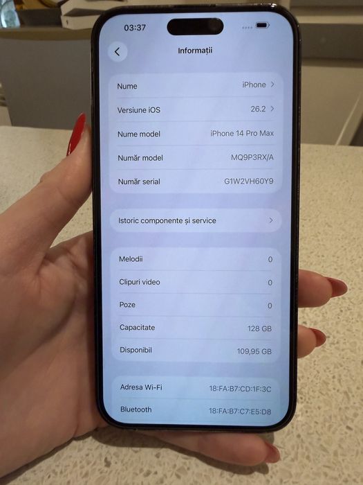 IPHONE 14 pro max de 128 gb black