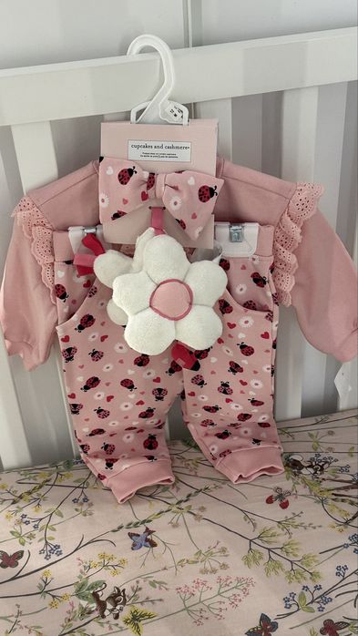 Set Nou 4 Piese Fetiță 12 Luni (80 cm) - Cupcakes and Cashmere