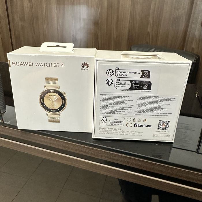 Huawei Watch GT 4 Aurora 41mm - Gold Milanese Нов! 2г Гаранция!