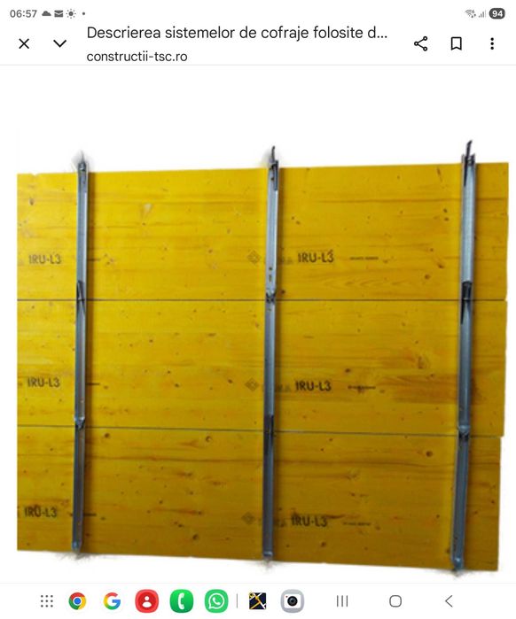 Închiriez / Vând Cofraje Doka, Cofraje Metalice, Popi Metalici, Schelă și Echipamente de Șantier