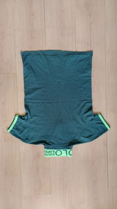 Tricou verde U.S. Grand Polo stil casual / Mărime S