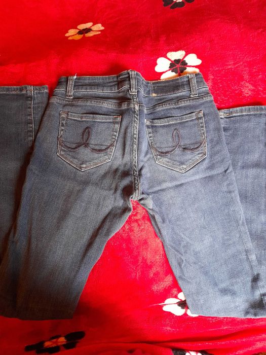 Blugi dama, jeans - model slim,elastici, 2 Buc. 36-37 S
