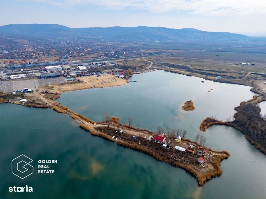 Litoralul vestului, 1000 mp,deschidere la lac, Ghioroc