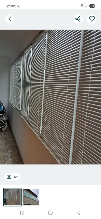 вътрешни щори като нови 150 на 52