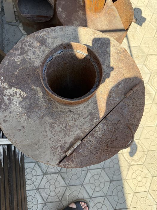 Печка  и бак железо