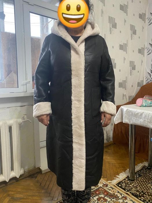 Продам дубленку черного цвета