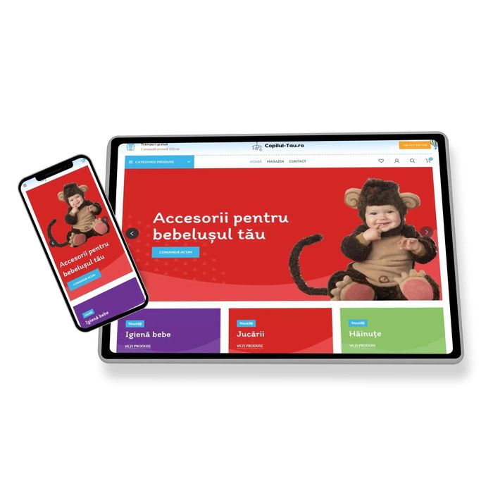 Creare site web - 600 LEI / Creare Magazin Online - 1.400 LEI