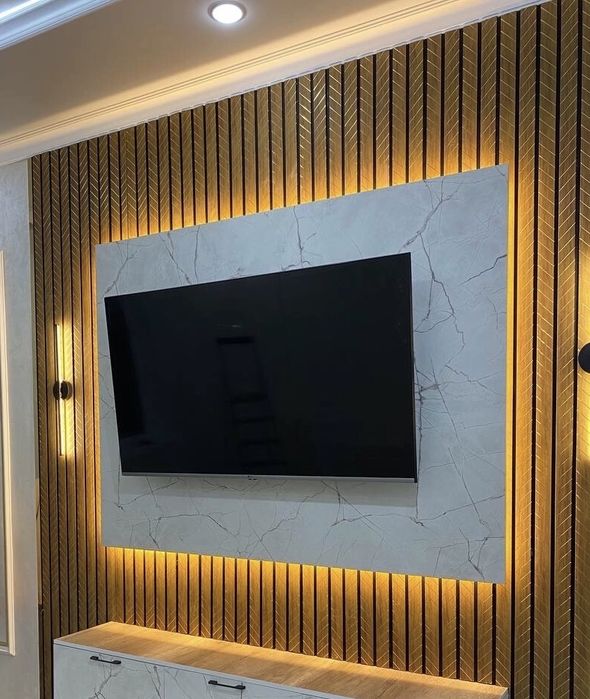 установку телевизор на стену