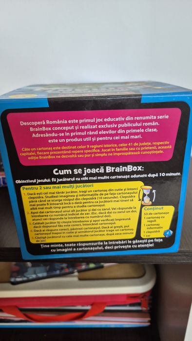 Joc brain box descopera Romania