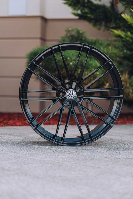 Jante Roti Volkswagen R20 5x112 Black Passat Golf Tiguan Touran EOS Scirocco Phaeton Jetta Aliaj No