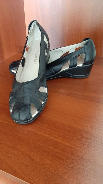 Туфли женские кожаные