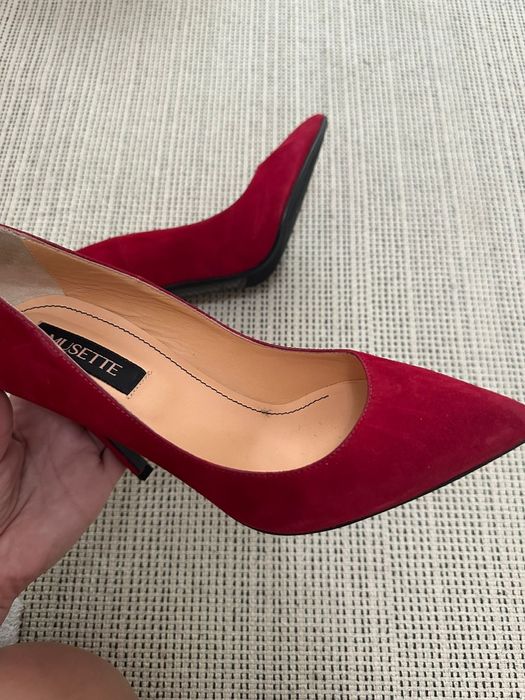 Pantofi Musette piele intoarsa