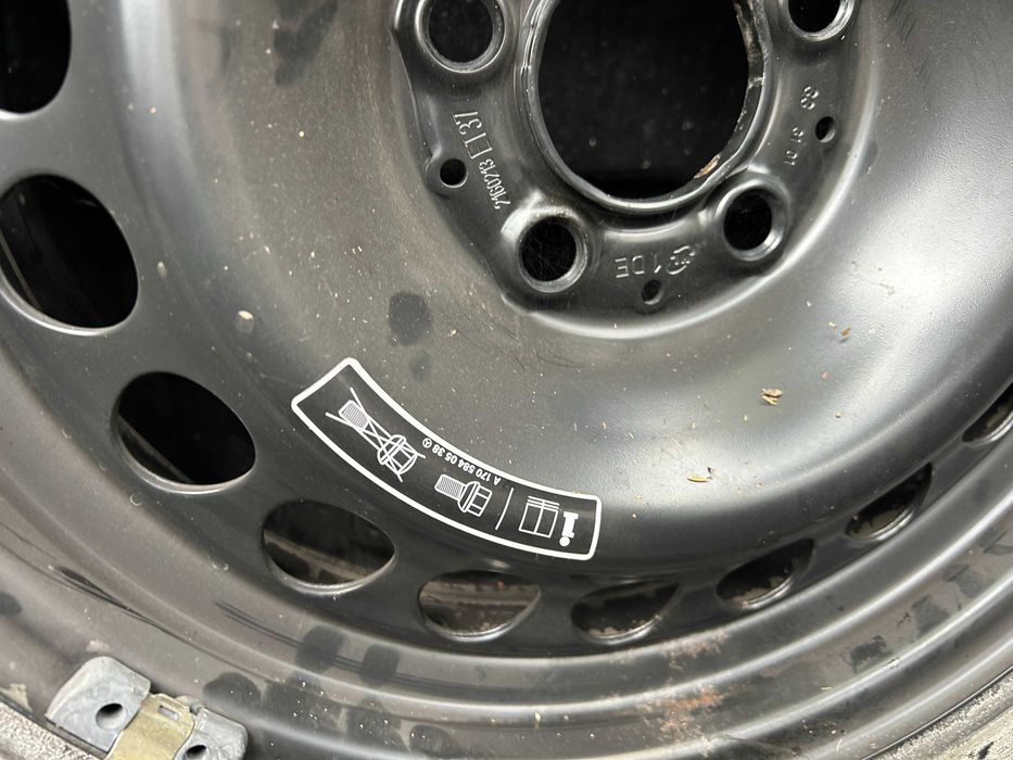 резервна джанта с гума Mercedes W203 5x112 ET37 7J R16 225/50/16