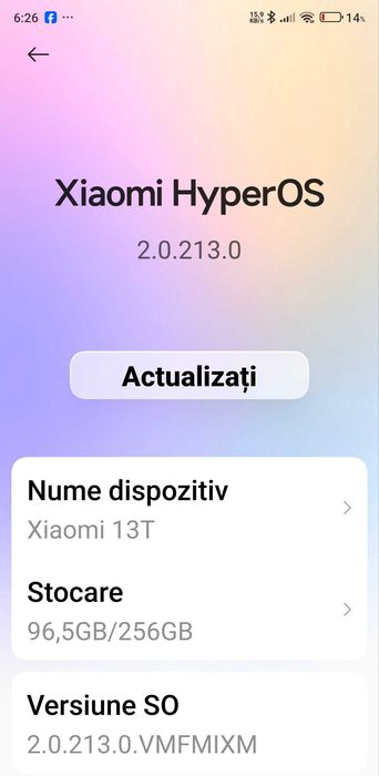 Xiaomi 13T 256 GB 12+12 RAM
